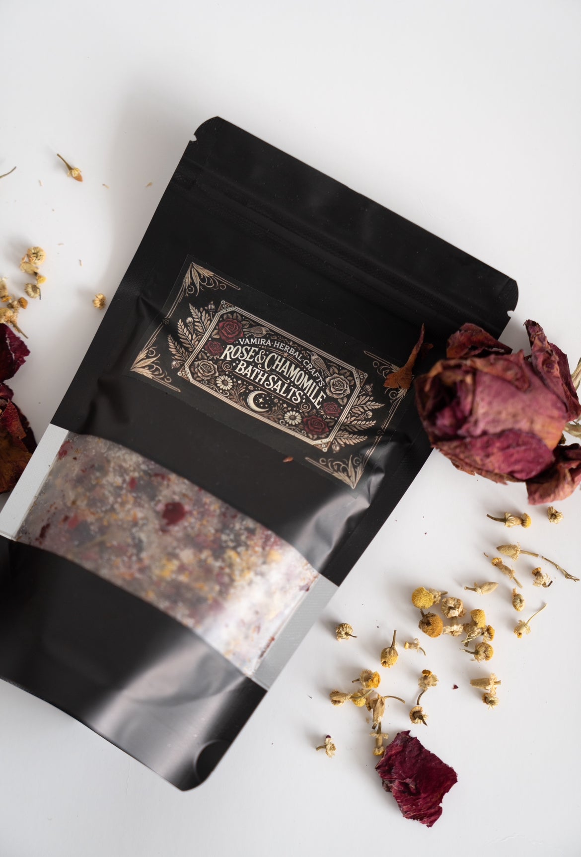 Rose and Chamomile Bath Salts